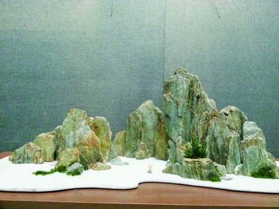 张泽民砚式盆景艺术展正式亮相扬州