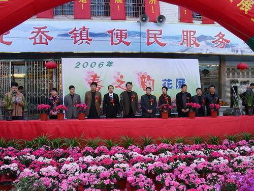 温州举办春之韵花卉盆景展览会