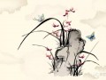 中国画文化孕育中国树石盆景