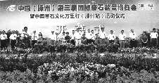 中国(滕州)第三届国际奇石盆景博览会开幕