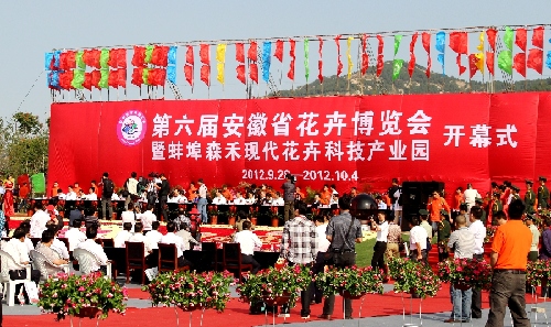 歙县卖花渔村5钵盆景在安徽省花卉博览会上获奖