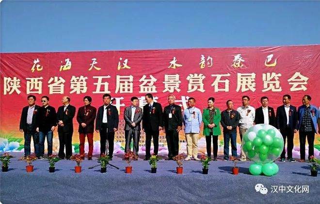 陕西省第五届盆景赏石展在汉中盛大开幕