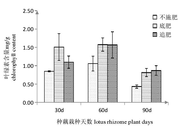 施肥方式对盆栽荷花生长发育的影响