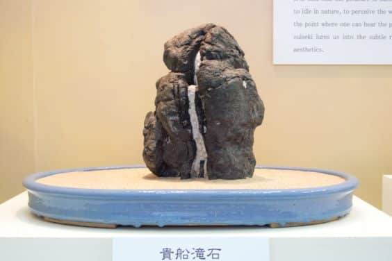 在世界盆景大会上选出日本100强的雅石