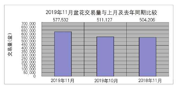 2019年11月台北盆花市场的行情