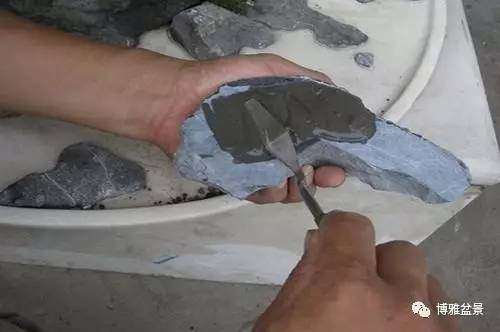 水旱盆景怎么加工石料的方法