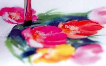 水彩画在花艺设计中的3个应用 图片