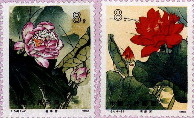 中国花卉邮票有哪些 图片