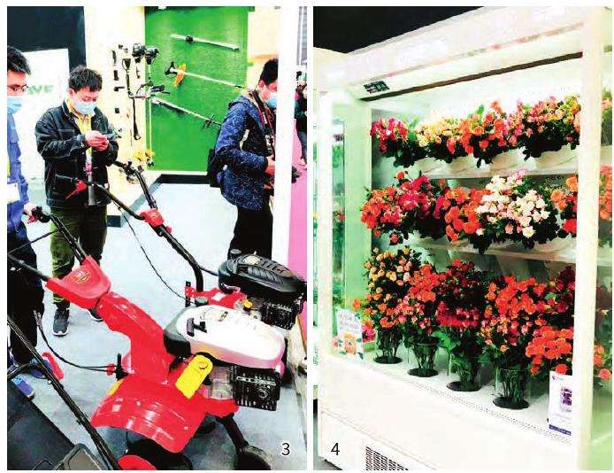 上海国际花展上 园艺资材种类丰富