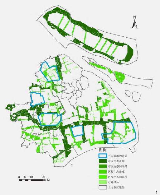 上海五大新城建设背景下的3个生态空间特征研究