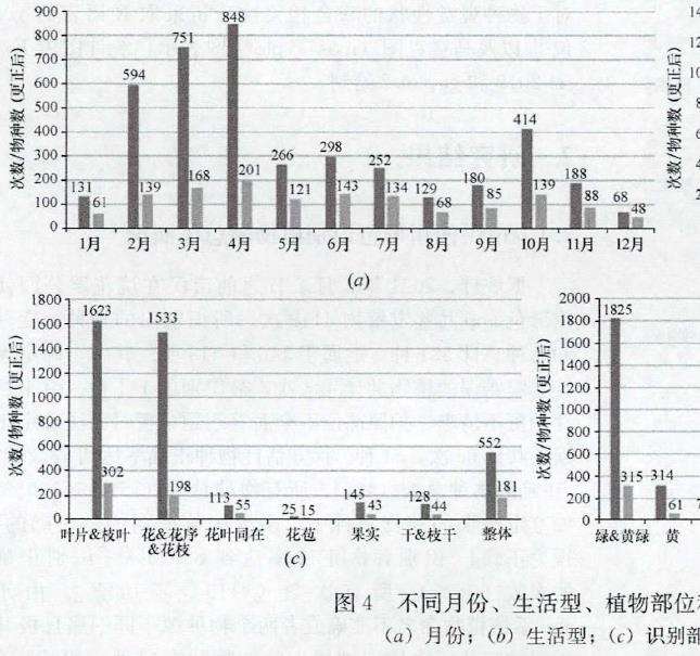 市民使用形色识别植物app的总体概况