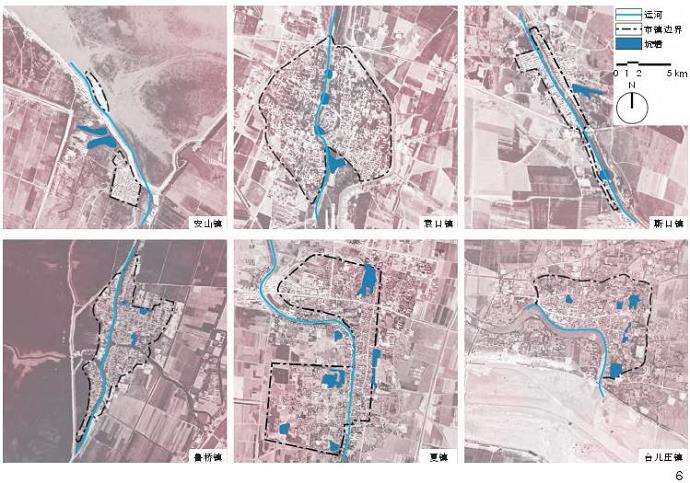 鲁南传统沿运市镇水适应性的3个总体分析