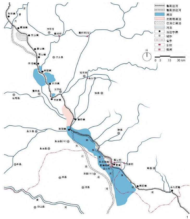 鲁南传统沿运市镇水环境的3个基础