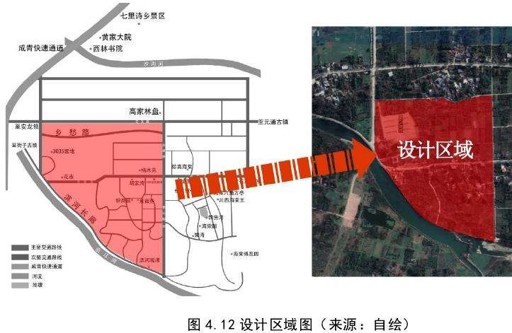 都江堰青城山镇海棠公园的3个主要景观节点