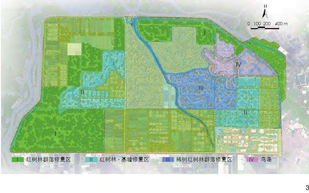 海口三江湾红树林湿地怎么设计的3个技术框架