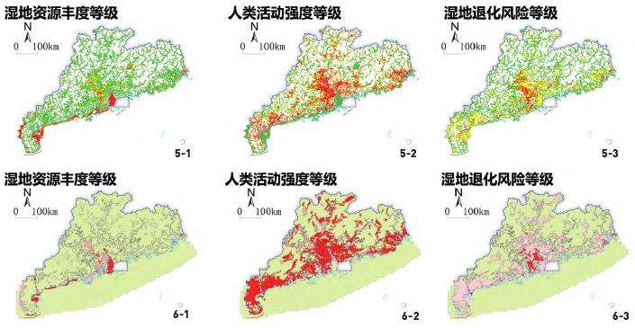 广东省湿地退化风险评价