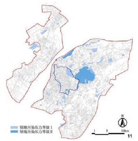 道路出行选择下的绿地空气质量与可达性分析