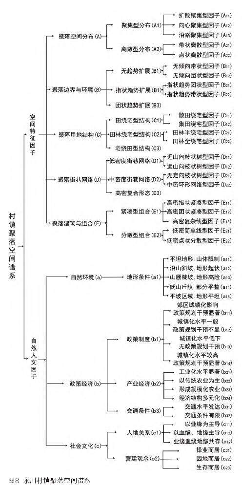 村镇聚落空间谱系构建的3个特征解析