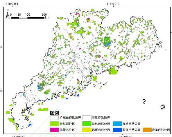 广东省自然保护地暗夜公园建设选址