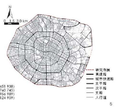 成都三环内城市公园绿地的3个案例研究