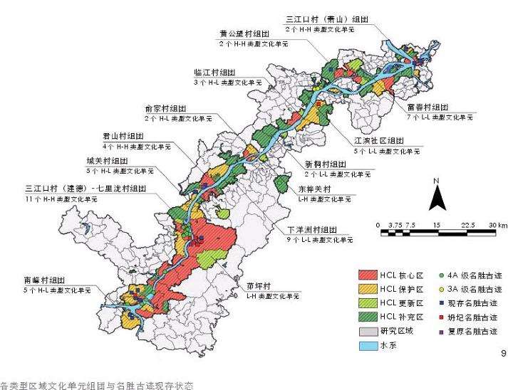 富春江历史文化景观核心区的3个管控策略