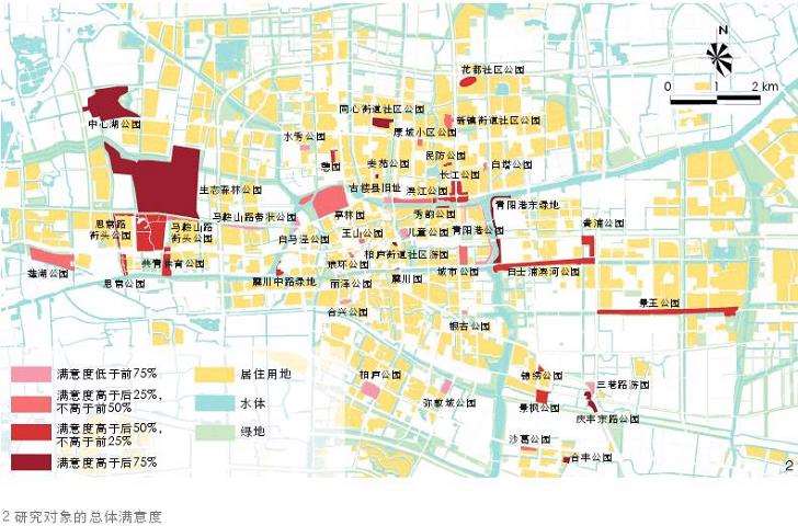 昆山城市公园总体满意度的3个分析