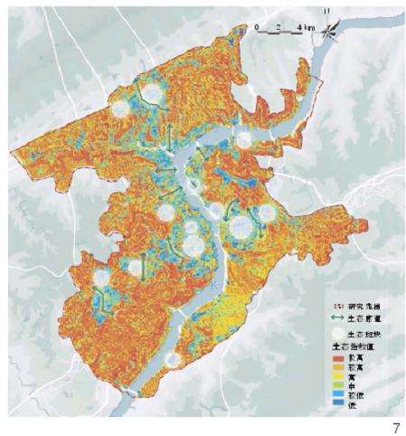 重庆万州城市生态空间渗流要素