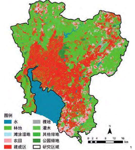 昆明市中心城区绿色空间生物多样性分布格局研究