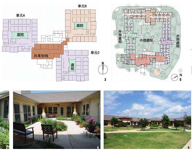 专门认知症照料设施康复花园布局