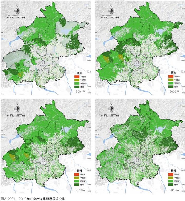 北京市森林规模与结构的动态变化