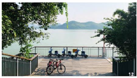 青山湖绿道风景设计的5个服务设施设置