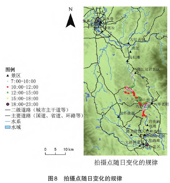 基于GPS数据的桂林漓江风景名胜区游客时空行为研究