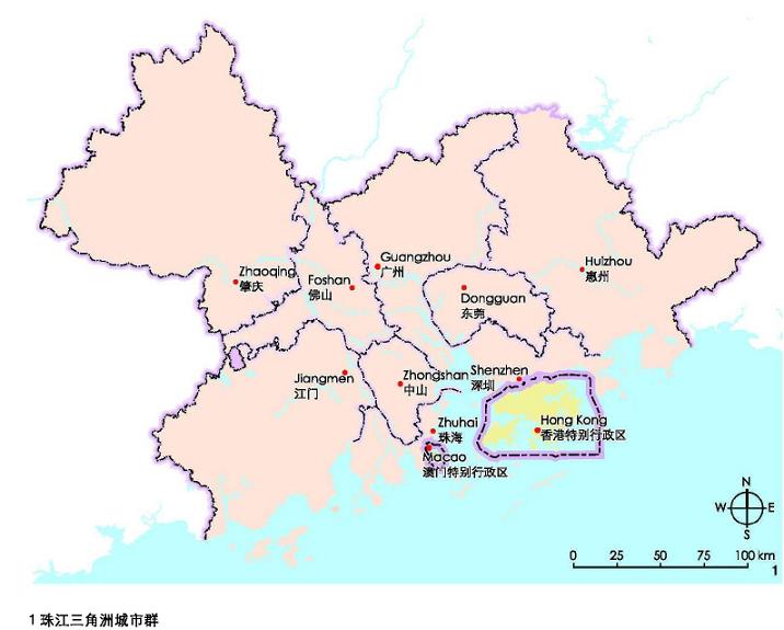 中国珠江三角洲基于时空矩阵图析土地覆盖演变