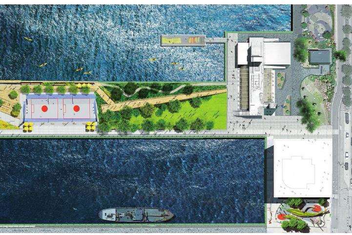 新近开放的哈德逊河公园26号码头尽显城市活力