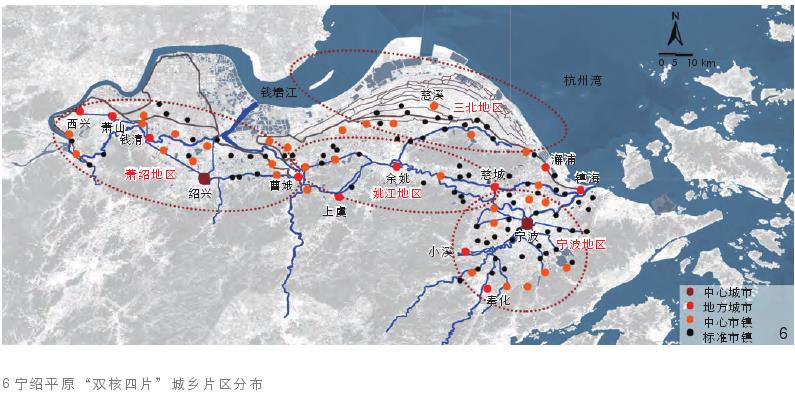 运河导向分布的城乡体系