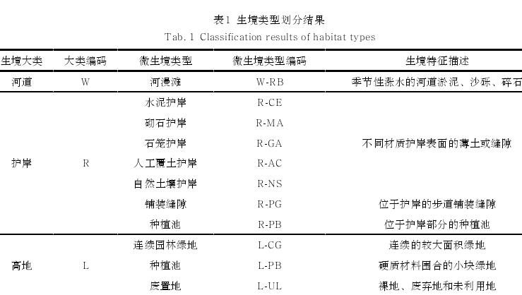 哈尔滨城市河流廊道草本层自生植物多样性及分布特征